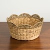 Isidore Water Hyacinth Storage Baskets, Round Woven Set of 3,