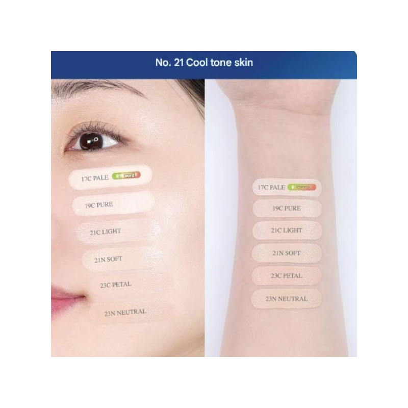 AGE20'S Velvet Lasting Pact 14g*2ea, Shade:21C Light