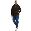 JEMLDL Mens Quarter Zip Hoodies Casual Loose Fit Heavyweight Pullover
