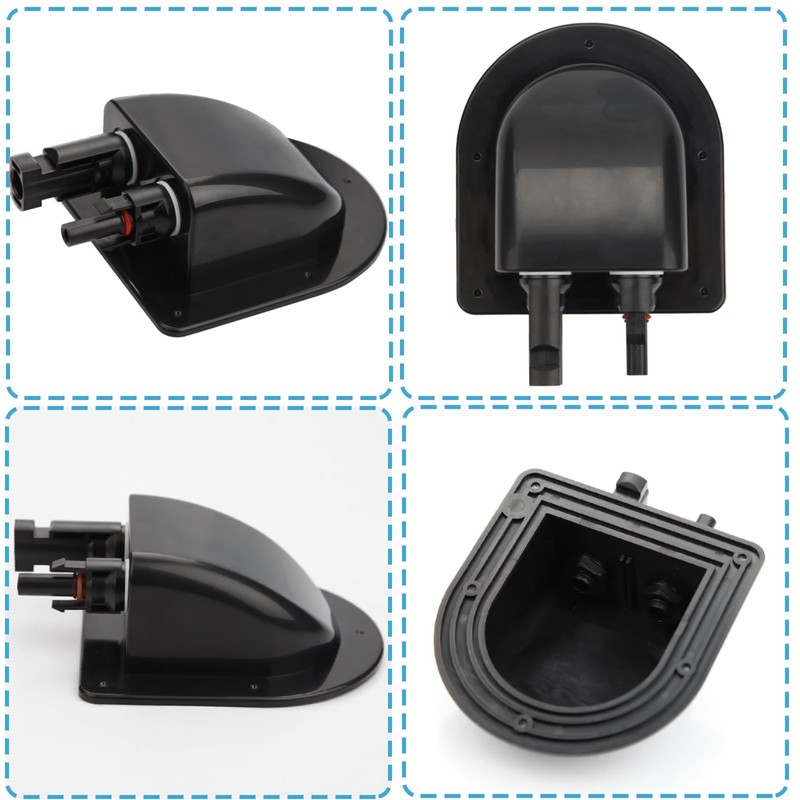 Mbsomnus 2 pieces roof feed-through motorhome cable grommet waterproof