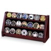 Challenge Coin Display Case Holder, 3 Rows Military Coin Display