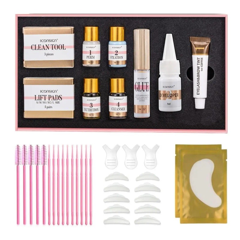 Kit Rizado Pestañas Lash Lifting + Pigmento Iconsign