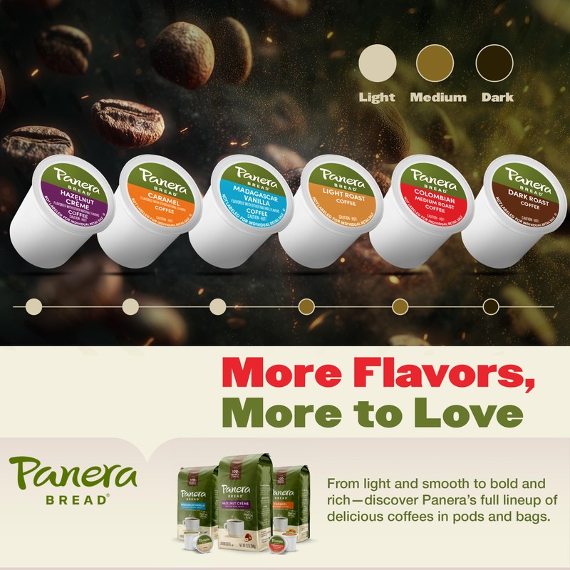 Panera Colombian Ground Coffee, Medium Roast With Brown Sugar Hints