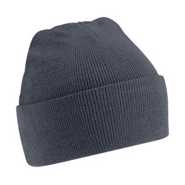 Beechfield B045 Cuffed Knitted Hat Unisex Adult - Grey - One size