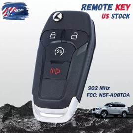 KEYECU NEW Flip Key Remote Fob for 2015-2023 Ford F150 F250 F350 N5F-A08TDA 164-R8134