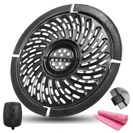 ALJ Round Air Fryer Replacement Tray for 2QT Bella Pro Series Air Fryers, Upgraded Double-layer Nonstick Coating Air Fryer Grill Crisper Plate Pan Rack for Chefman/Dash/PowerXL 2QT Air Fryers