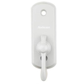 Andersen Albany Style Gliding Door Thumb Latch in White Color