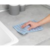 WENKO Miko Microfibre Cleaning Sponge, Set of 2, Universal Dish