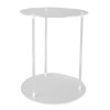 Clear Acrylic Plant Stand Round Top Corner Holder Planter Flower