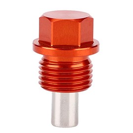 Magnetic Oil Drain Plug Magnetic Car Oil Plug Kit Oil Drain Plug Magnetic Oil Pan Pan Made of Magnetic Oil Drain Plug Screw Aluminium Alloy Modification (M14 x 1.5)