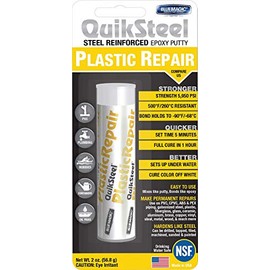 Blue Magic 16502 QuikSteel Plastic Repair Blister Card - 2 oz.