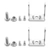 2PCS Motorcycle Spotlight Mounting Brackets Motorcycle Fog Light Brackets for