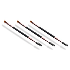 Henna Eyebrow Brush for Application of Eyebrow Henna Dual Sided Henna for Eyebrows Brush - Brow Brush for Henna Eyebrow - Double Sided Eye Brow Brush by Existing Beauty (3-Pack)
