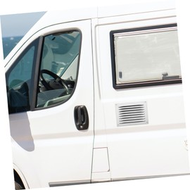 TEHAUX Stainless Steel Air Vent Grille Cover Louvered Return Air Vent Grille for Home Ventilation Prevents Rain and Animals Durable Material