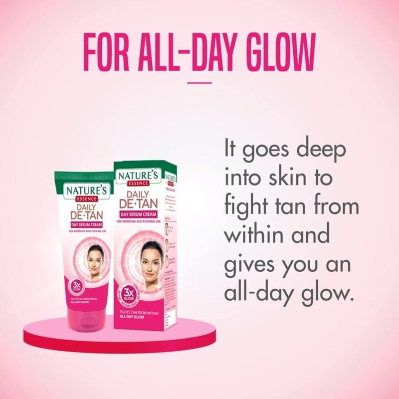 Nature's Essence Daily De-Tan Day Serum Cream, 50 ML