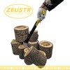ZEUSTR 20" Hookaroon, Non-Slip Grip Handle, 120° Angled Blade, Log