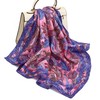 STARWHISPER 100% Pure Mulberry Silk Scarf-27''x27'' 14MM Pure Silk Twill