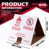 Dunzoom 60 Pcs Do Not Stack Pallet Cones 8 x