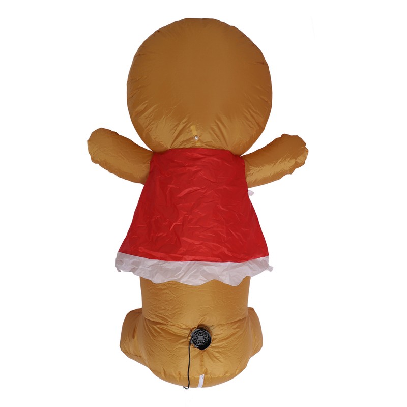 Valentines Day Inflatables Gingerbread Girl Waterproof Thickened Blow Up Gingerbread