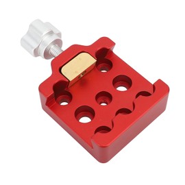 Telescopic Dovetail Clamp Aluminum Alloy Multifunction 8 Holes for Double Connections Strong Load Capacity for Telescopes Cameras, Default