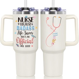 Nurse Gifts for Women - Nurses Week Gifts, Nurse Appreciation Gifts - Nurse Graduation Gifts for Women, Nursing Gifts, Nurses Day Gifts, New Nurse Gifts - Cool Gifts for Nurses - 40 Oz Tumbler