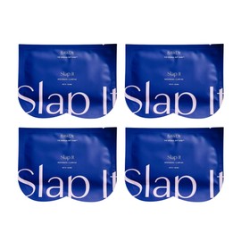 BAWDY Slap It 4 Pack - Caffeine Beauty Butt Mask - Retexturizing + Detoxifying Treatment for Your Behind - 2 Sheets, One for Each Cheek - Clean Beauty for Your Butt (4 Single Use Masks)