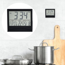 Fenteer Desktop Alarm Clock, Digital Timer,Compact, Practical, Household Portable Watch Foldable for Table Home Use Beside