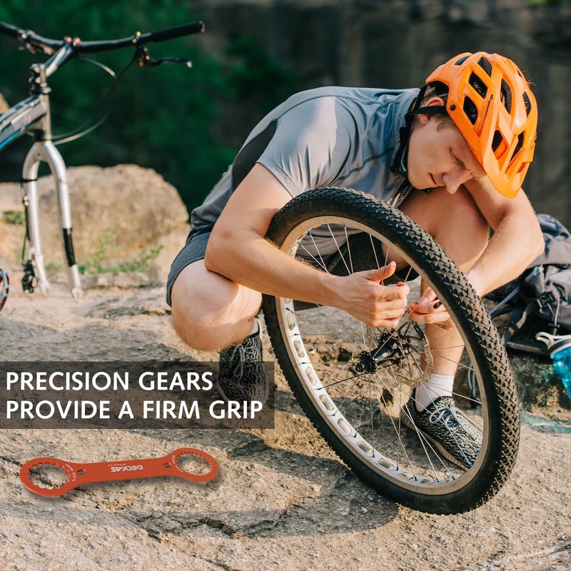 DILUSILK Bottom Bracket Tool, Bicycle BB Wrench, Dual Purpose Aluminum