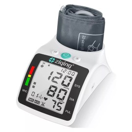 ZIQING Automatic Upper Arm Blood Pressure Monitor Digital Machine Meter Large BP Cuff - Upper Arm XB-05