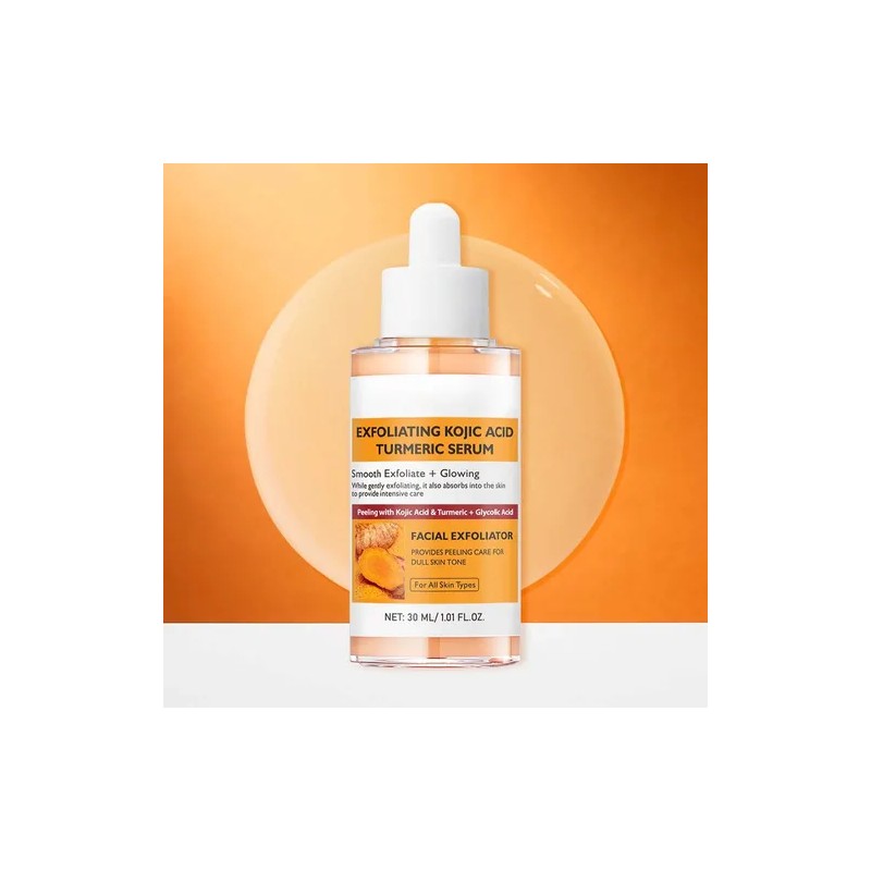 Srum Exfoliante De Crcuma, Corrector Iluminador De Manchas