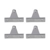 4Pcs Deck Hinge for Boat 316 Stainless Steel Top Mounting