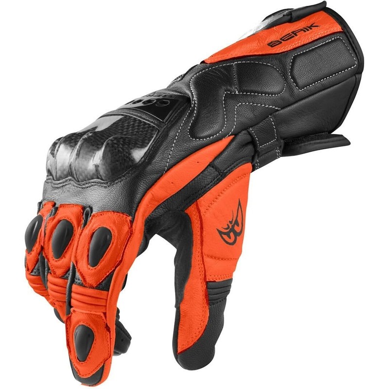 Berik TX-1 Motorcycle Gloves, Black/Red, M