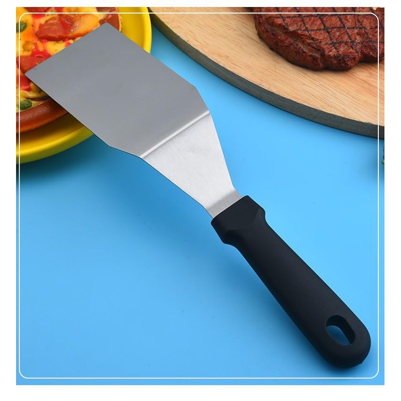 Mebix TRD Espátula de Cocina de Acero Inoxidable con Mango