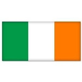 Ireland Irish Flag Bumper Sticker Decal 5" x 3"