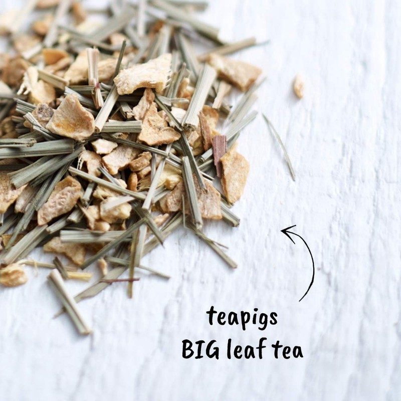 teapigs Lemon & Ginger Herbal Tea Bags Made With Whole