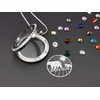 Veeshy Mama Bear Necklace with One 1 Cub Necklace for