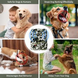 Anti-Bell-Gerät für Hunde, 3 Modi, 15 m, Ultraschall-Stopp-Bell-Gerät für drinnen und draußen, wiederaufladbares Hunde-Bell-Abschreckungsgerät, stoppt kleine, mittelgroße und große Hunde