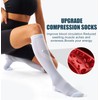4 Pairs Compression Socks for Women and Men-Circulation Best Support