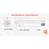 SÜA® - CGA-540 Nipple for Oxygen Regulators - Length: 3-1/2