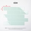 Lovdeco Peel and Stick Glass Subway Tile, 3 x 6