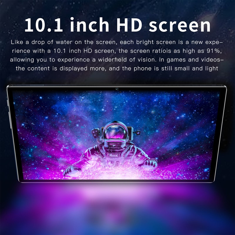 10.1 Inch Tablet 6G RAM 128G ROM 5G 2.4G WIFI