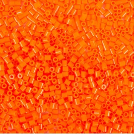 Benny Beads Iron-On Beads, 1500 Pieces, Midi Size 5 mm, Creative Craft Accessories, DIY Fuse Beads (Orange)