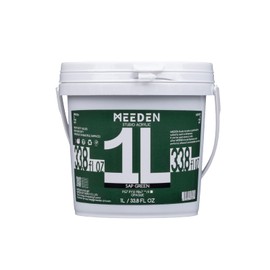 MEEDEN Sap Green Acrylic Paint: 1 L /33.8 oz Heavy Body Gloss Non-Toxic - Thick Art Paints for Canvas Crafts Wood Metal Plastic Wall
