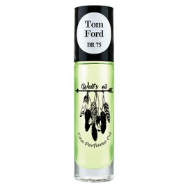 Well's Oil Roll-On Perfume Oil (Inspired by Tom. F) | Woody & Oud Notes | Long-Lasting | Paraben-Free | 0.33 Fl Oz / 10 ml