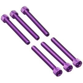 Blister pack of 6 screws in aluminum M6 x 50mm