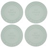 Le Creuset Silicone Coasters (est. 1925), Set of 4, Sea