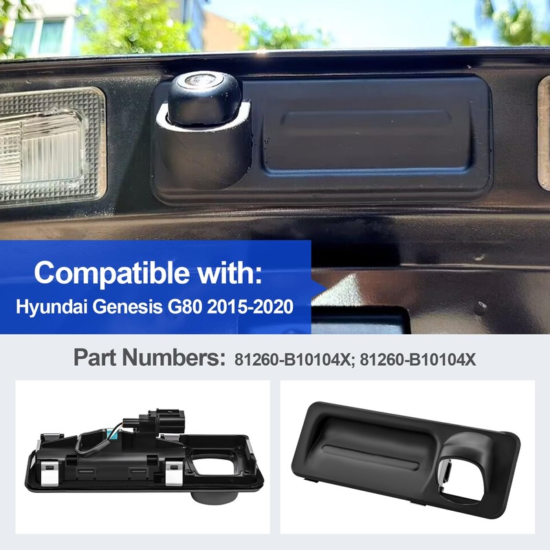 Rear Switch Trunk Release Lid Lock Handle Button Compatible with