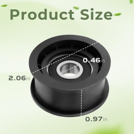TOSRWGLL 07313300 Mower Idler Pulley Compatible with Ariens 21" Push Walk-Behind Mower 907254, 911014,911015,911016,911017,911018,911019,911020 Etc,Belt Idler Pulley Fit for Ariens Lawn Mower Parts