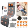 Full Body Electric Heat Vibration Massage Pad Cushion Back &