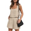 Springcmy Women 2PCS Outfits Shorts Sets Sleeveless Tank Top and